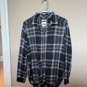 AE Amazingly Soft Button Down Boyfriend Flannel